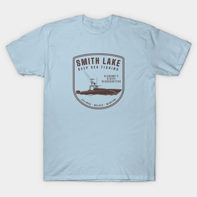 Smith Lake Deep Sea Fishing T-Shirt by Alabama Lake Life